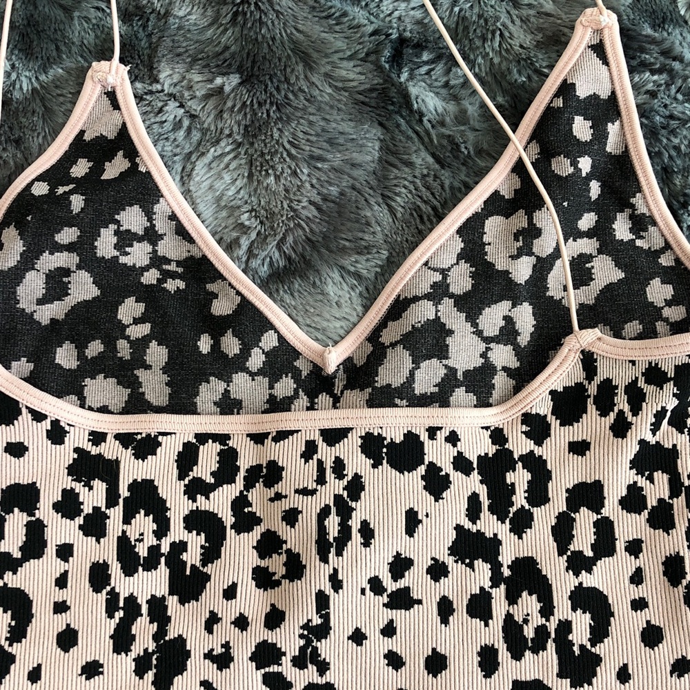 Intimately by FP Leopard Ribbed Crop Top - Picture 8 of 8